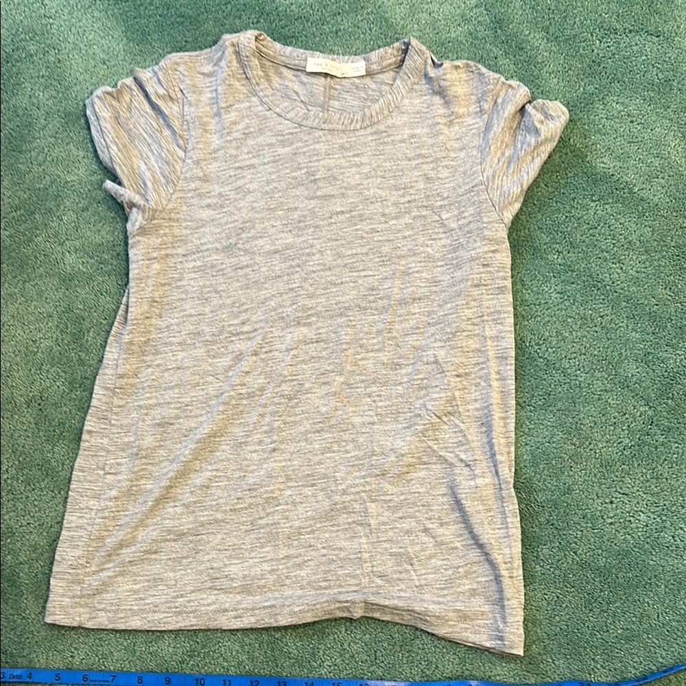 Rag & Bone Gray Short Sleeve Tee Heathered Knit